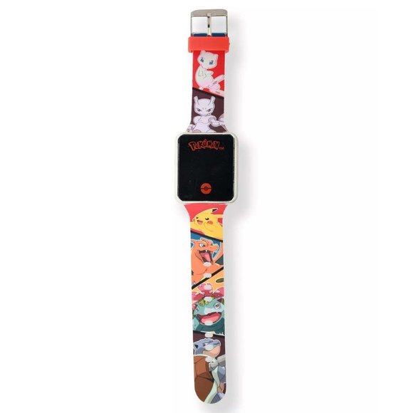 New $30 ACCUTIME Pokemon Kid's Touch Screen Red Silicone LED Watch - Picture 2 of 6